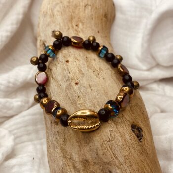 Jingle Bracelet with Gold Cowrie Shell - Image 2